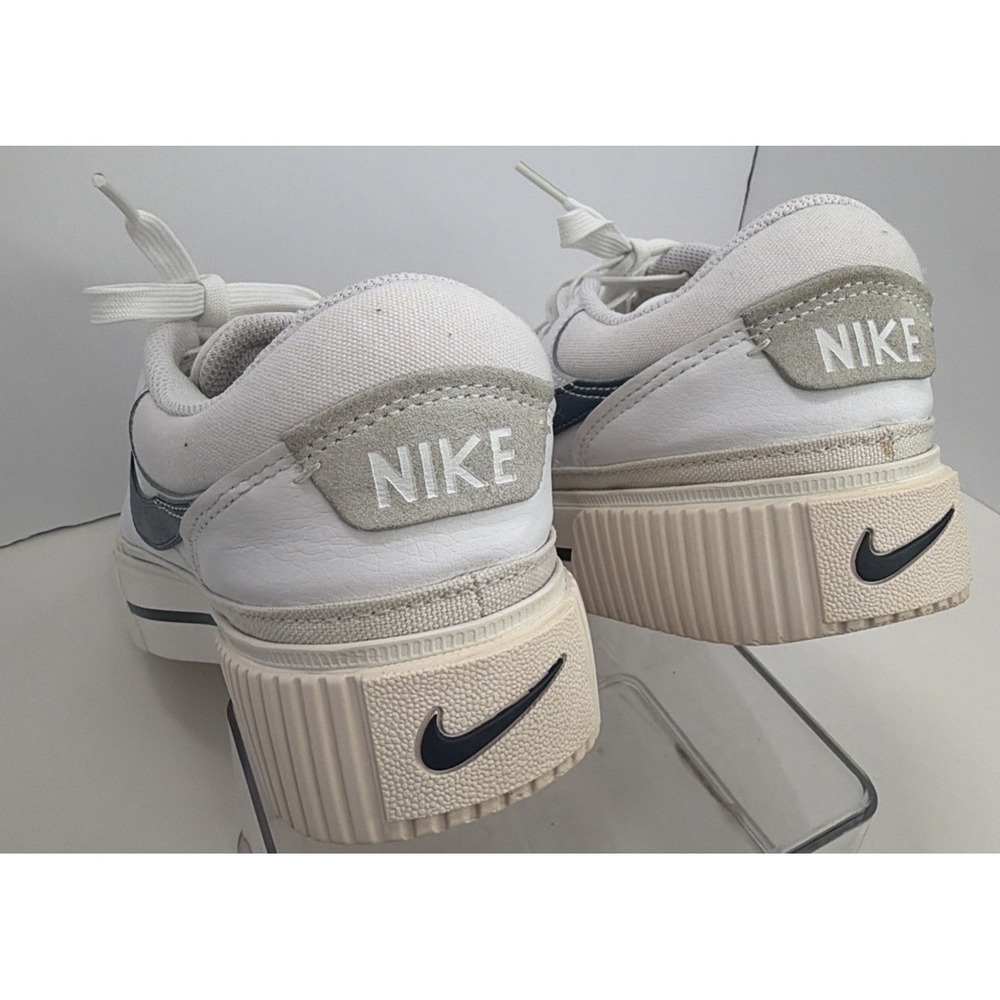 Size 9 - Nike Court Legacy Lift White Diffused Blue Platform Sneakers DM7590-104 - Picture 8 of 16